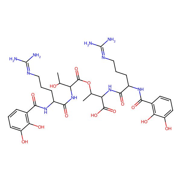 2D Structure of Bz(2,3-diOH)-DL-Arg-DL-xiThr(1)-OH.Bz(2,3-diOH)-DL-Arg-DL-xiThr-(1)