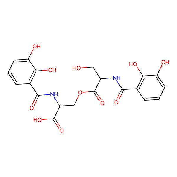 2D Structure of Bz(2,3-diOH)-DL-Ser-(1).Bz(2,3-diOH)-DL-Ser(1)-OH