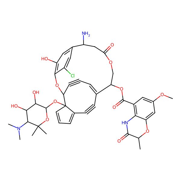 2D Structure of C-1027 chromophore II