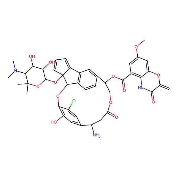 2D Structure of C-1027 chromophore III