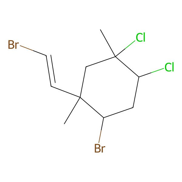 2D Structure of C10H14Br2Cl2