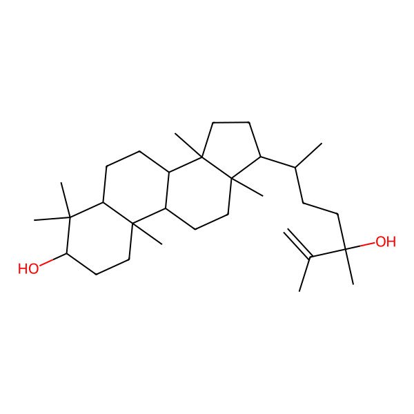 2D Structure of 17-(5-hydroxy-5,6-dimethylhept-6-en-2-yl)-4,4,10,13,14-pentamethyl-2,3,5,6,7,8,9,11,12,15,16,17-dodecahydro-1H-cyclopenta[a]phenanthren-3-ol