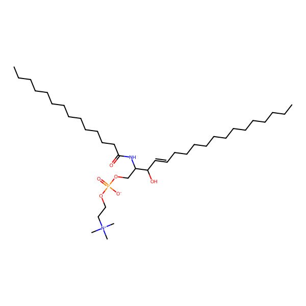 2D Structure of C14 Sphingomyelin