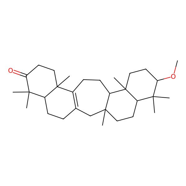 2D Structure of C(14a)-Homo-27-norgammacer-13-en-21-one, 3alpha-methoxy- 2D Structure of C(14a)-Homo-27-norgammacer-13-en-21-one, 3alpha-methoxy-