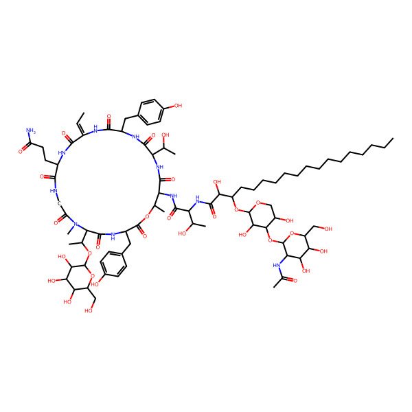 2D Structure of [C181, Man]Hassallidin D