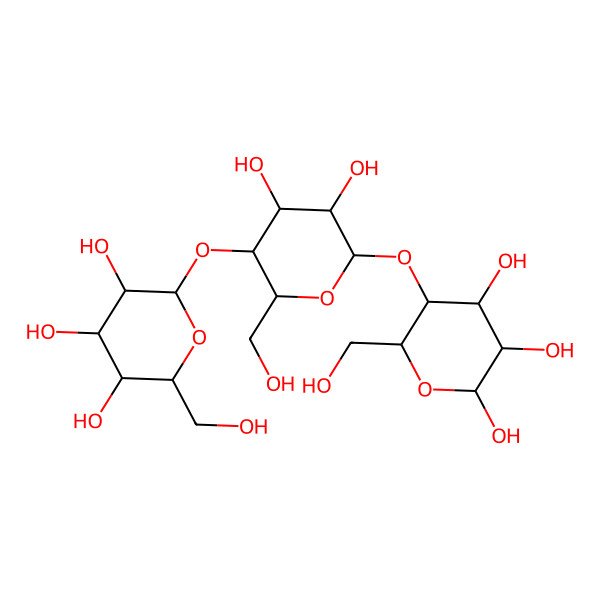 2D Structure of (2R,3R,4S,5S,6R)-2-[(2R,3S,4R,5R,6R)-4,5-dihydroxy-2-(hydroxymethyl)-6-[(2R,3S,4R,5R,6R)-4,5,6-trihydroxy-2-(hydroxymethyl)oxan-3-yl]oxyoxan-3-yl]oxy-6-(hydroxymethyl)oxane-3,4,5-triol