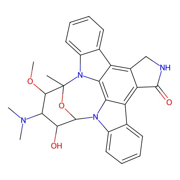 2D Structure of 4-(Dimethylamino)-5-hydroxy-3-methoxy-2-methyl-29-oxa-1,7,17-triazaoctacyclo[12.12.2.12,6.07,28.08,13.015,19.020,27.021,26]nonacosa-8,10,12,14,19,21,23,25,27-nonaen-16-one