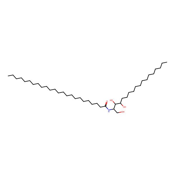 2D Structure of C24 Phytoceramide (t18:0/24:0)