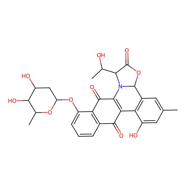 2D Structure of Jadomycin T