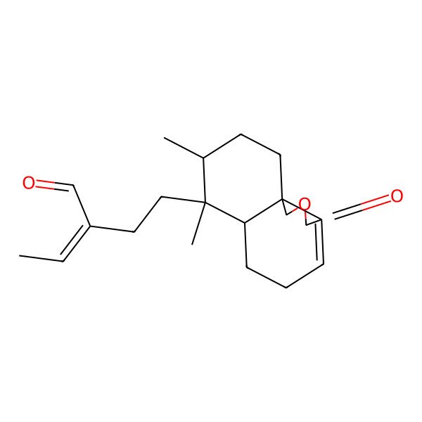 2D Structure of (Z)-2-[2-[(6aR,7S,8R)-7,8-dimethyl-3-oxo-5,6,6a,8,9,10-hexahydro-1H-benzo[d][2]benzofuran-7-yl]ethyl]but-2-enal
