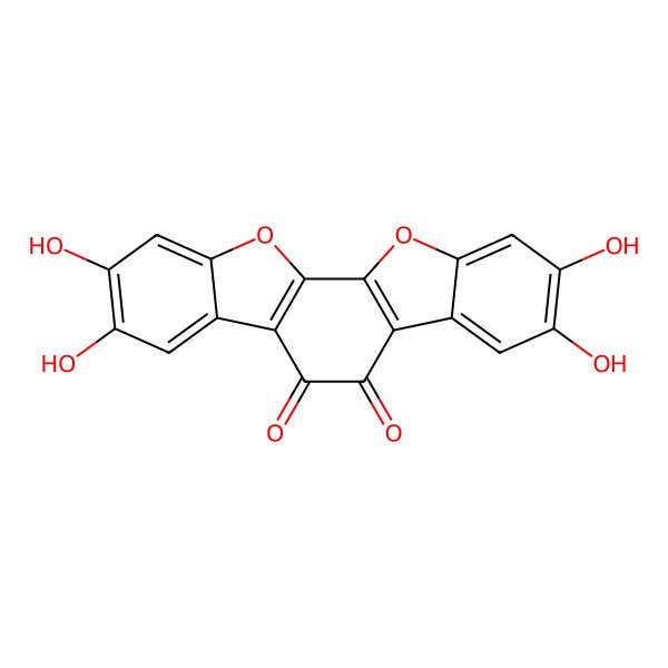 2D Structure of Polyozellic acid