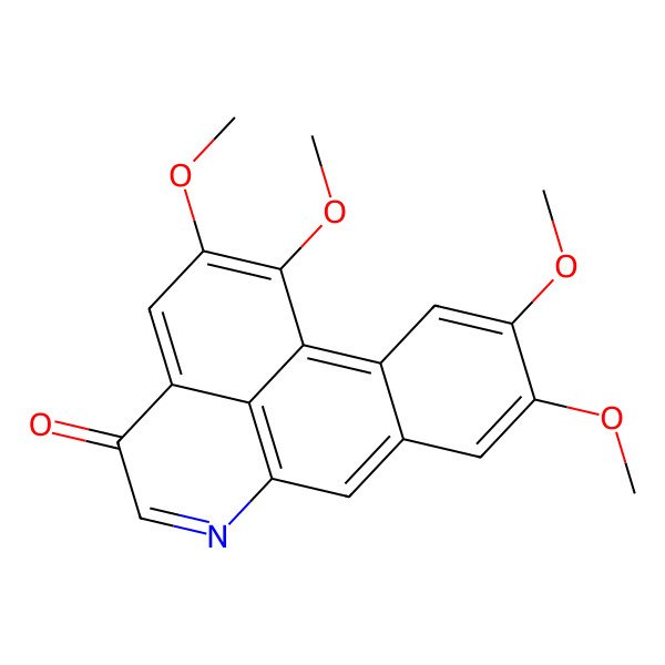 2D Structure of 4,5,15,16-Tetramethoxy-10-azatetracyclo[7.7.1.02,7.013,17]heptadeca-1,3,5,7,9(17),10,13,15-octaen-12-one