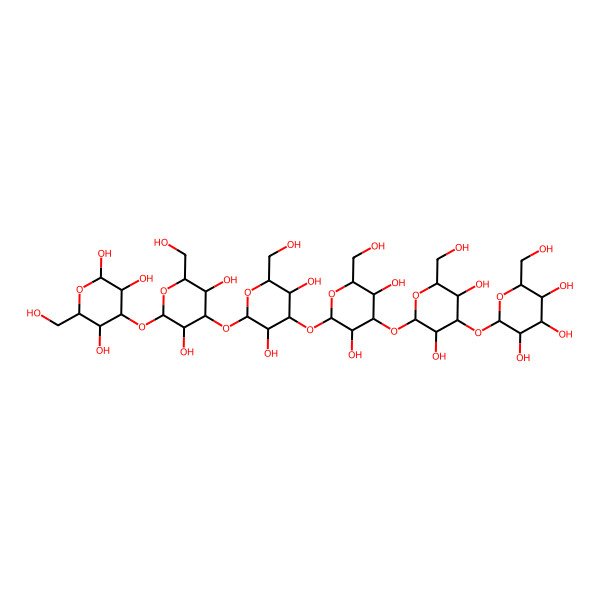 2D Structure of 4-[4-[4-[4-[3,5-Dihydroxy-6-(hydroxymethyl)-4-[3,4,5-trihydroxy-6-(hydroxymethyl)oxan-2-yl]oxyoxan-2-yl]oxy-3,5-dihydroxy-6-(hydroxymethyl)oxan-2-yl]oxy-3,5-dihydroxy-6-(hydroxymethyl)oxan-2-yl]oxy-3,5-dihydroxy-6-(hydroxymethyl)oxan-2-yl]oxy-6-(hydroxymethyl)oxane-2,3,5-triol
