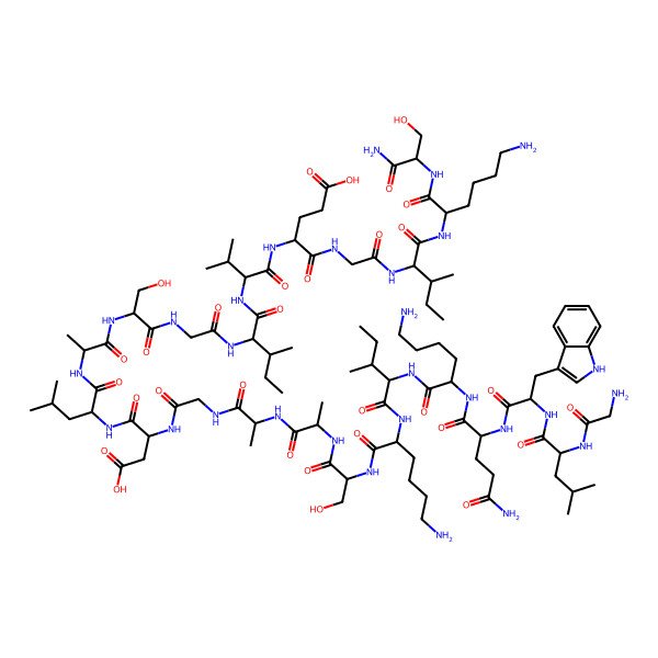 2D Structure of Caerin 4.1
