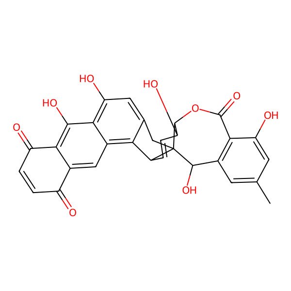 2D Structure of Caeruleoramularin