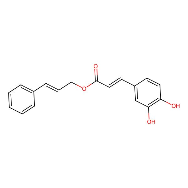 2D Structure of Caffeic acid cinnamyl ester