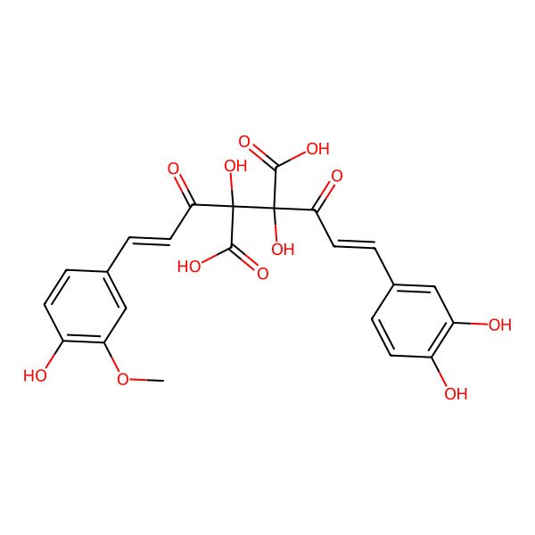 2D Structure of Caffeoyl-feruloyltartaric acid 2D Structure of Caffeoyl-feruloyltartaric acid