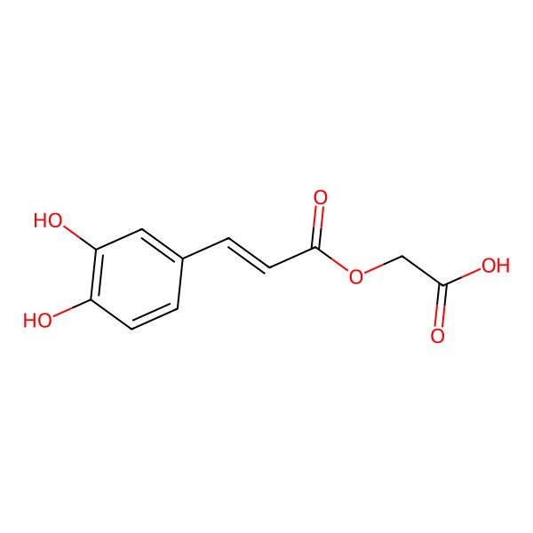2D Structure of Caffeoylglycolic acid