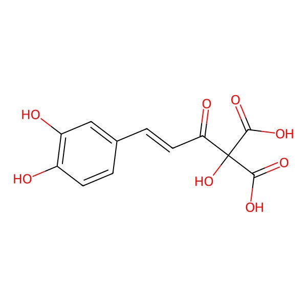2D Structure of Caffeoyltartronic acid