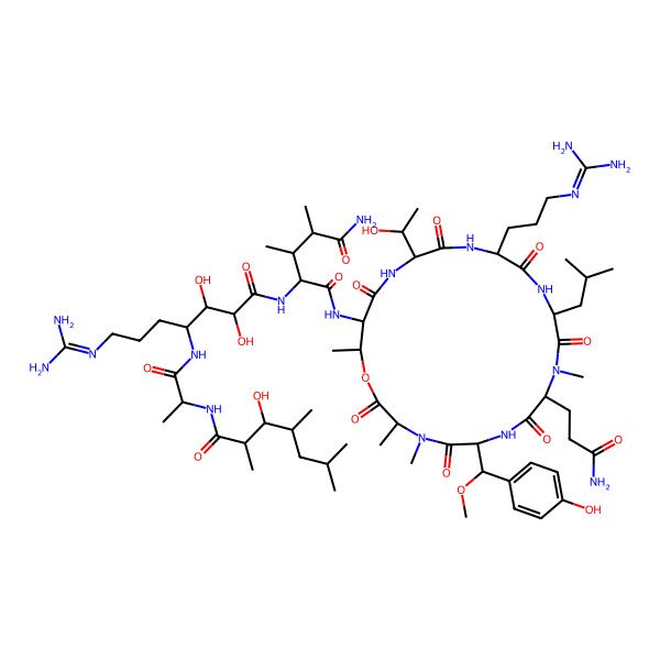 2D Structure of Callipeltin A