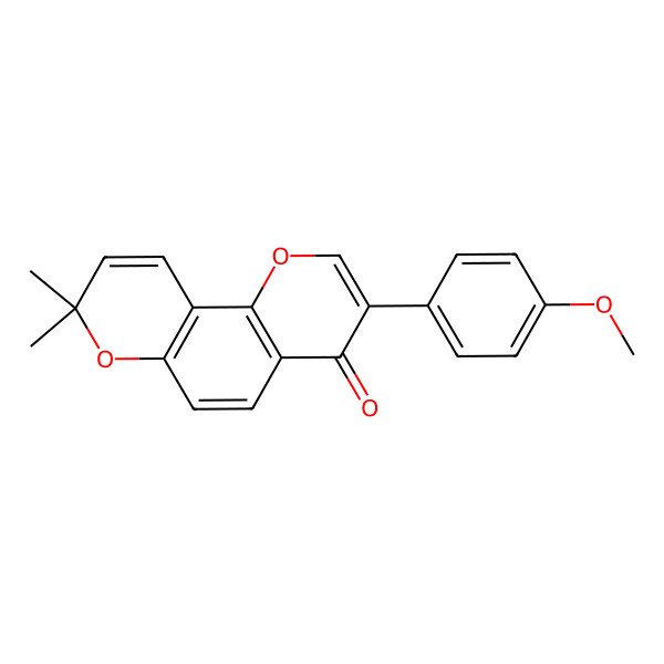 2D Structure of Calopogoniumisoflavone A