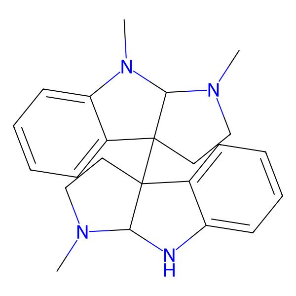 2D Structure of Calycanthidine 2D Structure of Calycanthidine