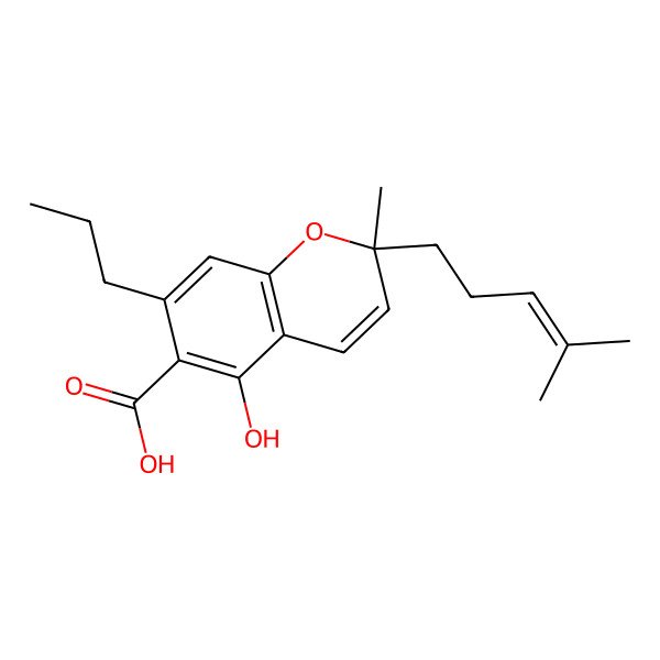 2D Structure of Cannabichromevarinic acid
