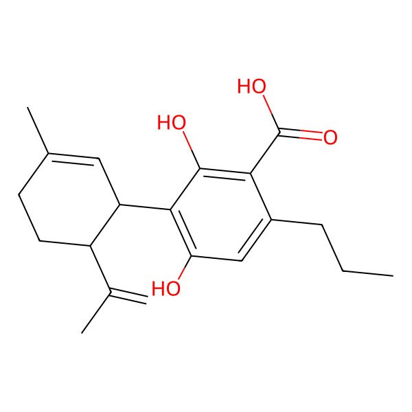 2D Structure of Cannabidivarinic Acid