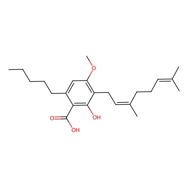 2D Structure of Cannabigerolic acid monomethyl ether