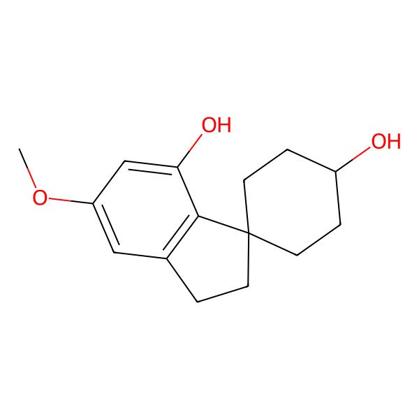 2D Structure of beta-Cannabispiranol