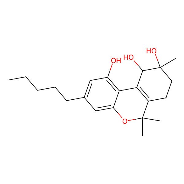 2D Structure of Cannabitriol