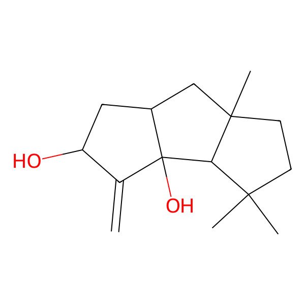 2D Structure of Capnell-9(12)-ene-8beta,10alpha-diol