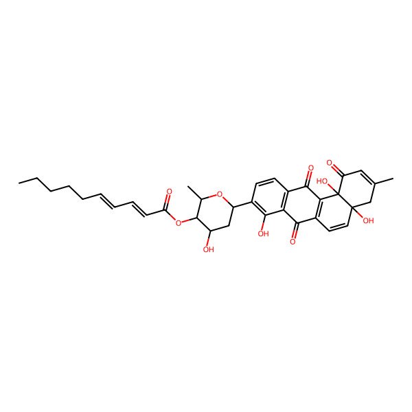 2D Structure of Capoamycin