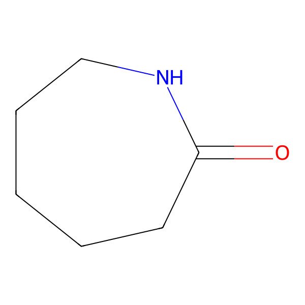 2D Structure of Caprolactam