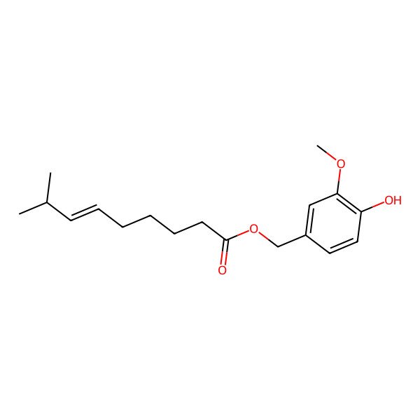 2D Structure of Capsiate