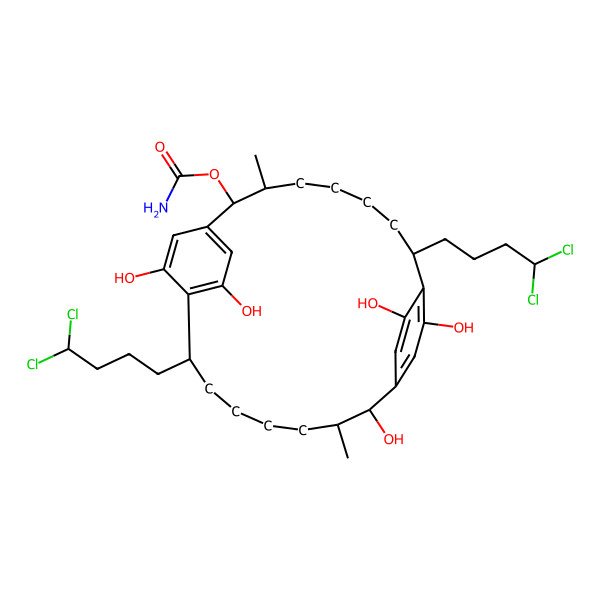 2D Structure of Carbamidocyclophane F
