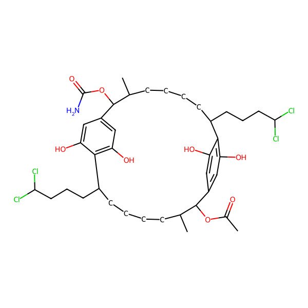2D Structure of Carbamidocyclophane G