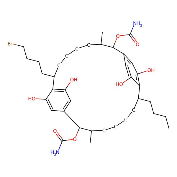 2D Structure of Carbamidocyclophane M
