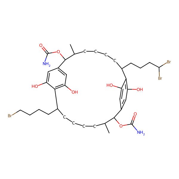 2D Structure of Carbamidocyclophane P