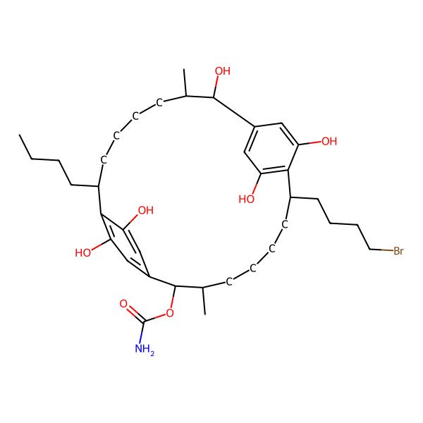 2D Structure of Carbamidocyclophane R