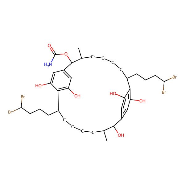 2D Structure of Carbamidocyclophane U