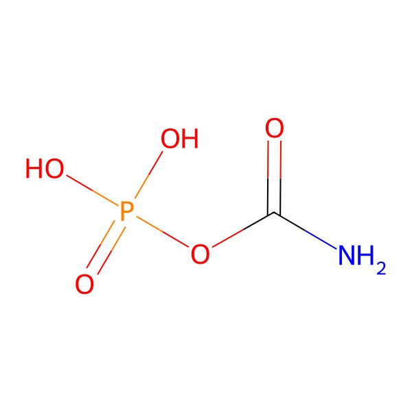 2D Structure of Carbamoyl Phosphate
