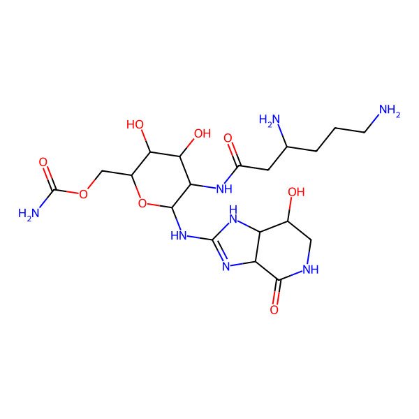 2D Structure of Carbamoylstreptothricin F