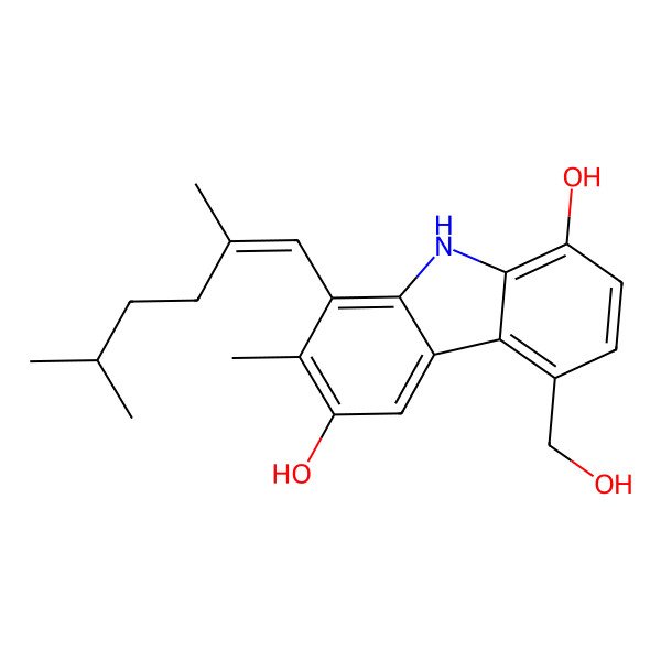 2D Structure of Carbazomadurin A