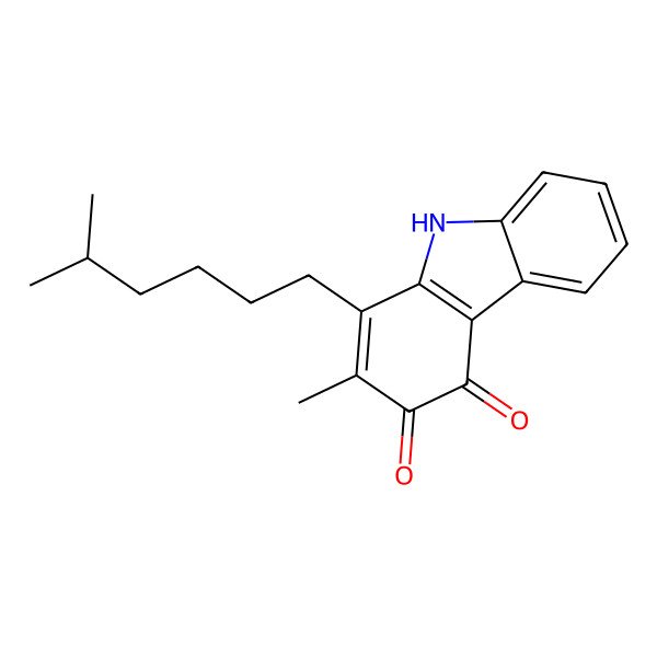 2D Structure of Carbazoquinocin B