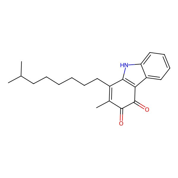 2D Structure of Carbazoquinocin F