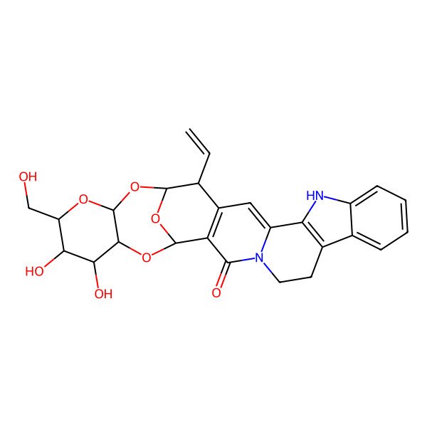 2D Structure of Carboline metabolite (C26H26N2O8)