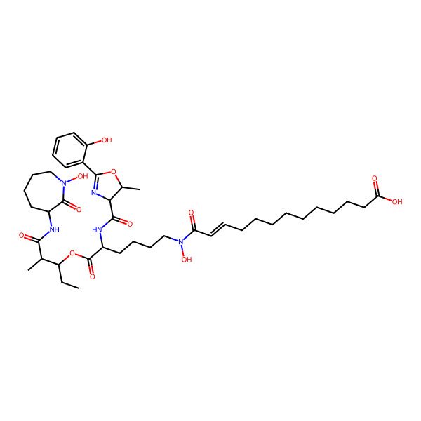 2D Structure of Carboxymycobactin-7
