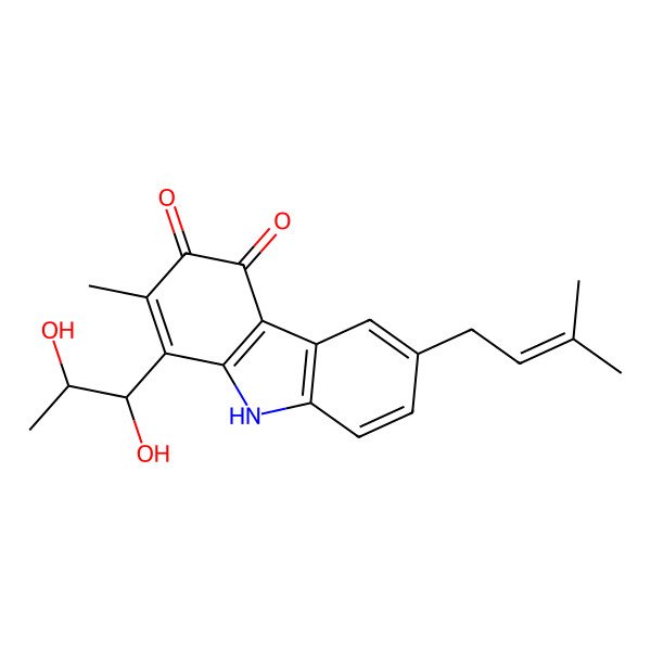 2D Structure of Carquniostatin B