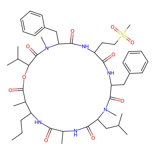 2D Structure of Carriebowmide Sulfone